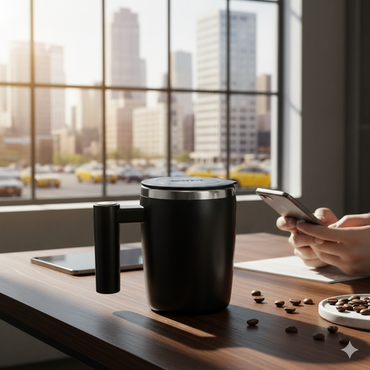 Smart Magnetic Self-Stirring Mug (380ml)